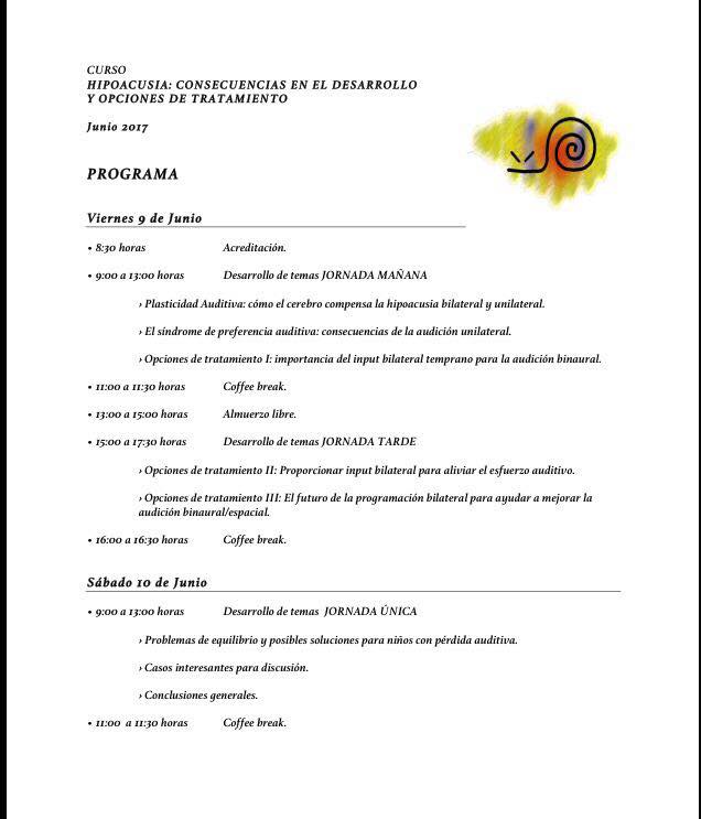 Curso Hipoacusia 2017